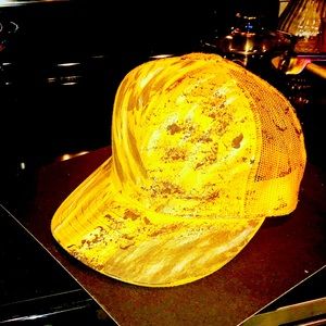 Hand painted trucker hat